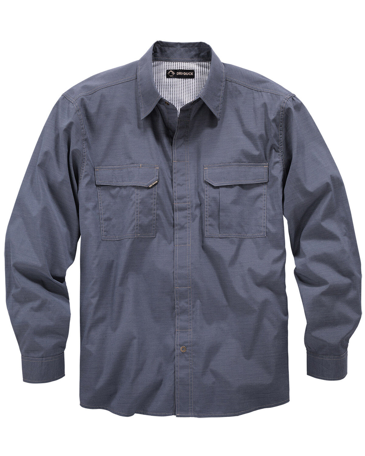 Image #1 - Dri Duck Men's Field Long Sleeve Work Shirt - Big & Tall, , hi-res