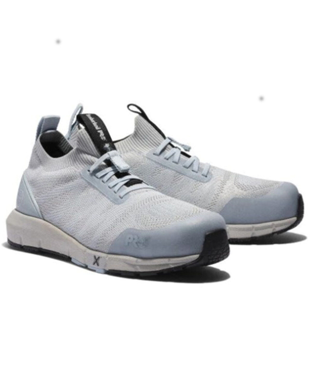 Image #1 - Timberland PRO Women's Radius Comp Knit Slip-On Work Sneakers - Composite Toe, Grey, hi-res