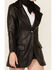 Understated Leather Women's Long Leather Blazer, , hi-res