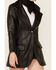 Image #2 - Understated Leather Women's Long Leather Blazer, , hi-res