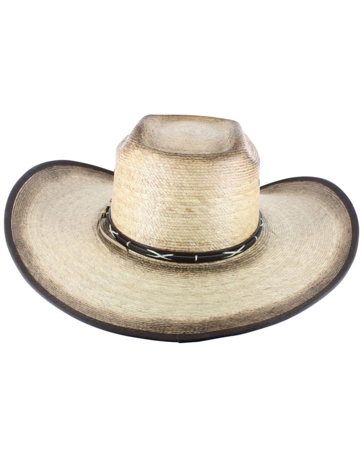 Image #3 - Cody James® Men's Palm Leaf Cowboy Hat, Natural, hi-res