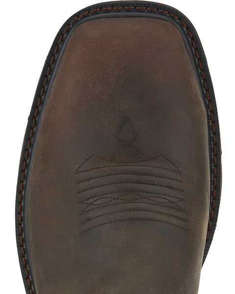 Ariat Men's Groundbreaker Steel Toe Western Work Boots, Brown, hi-res