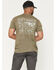 Image #1 - Troll Co Men's Haggler Box Short Sleeve Graphic T-Shirt, Green, hi-res