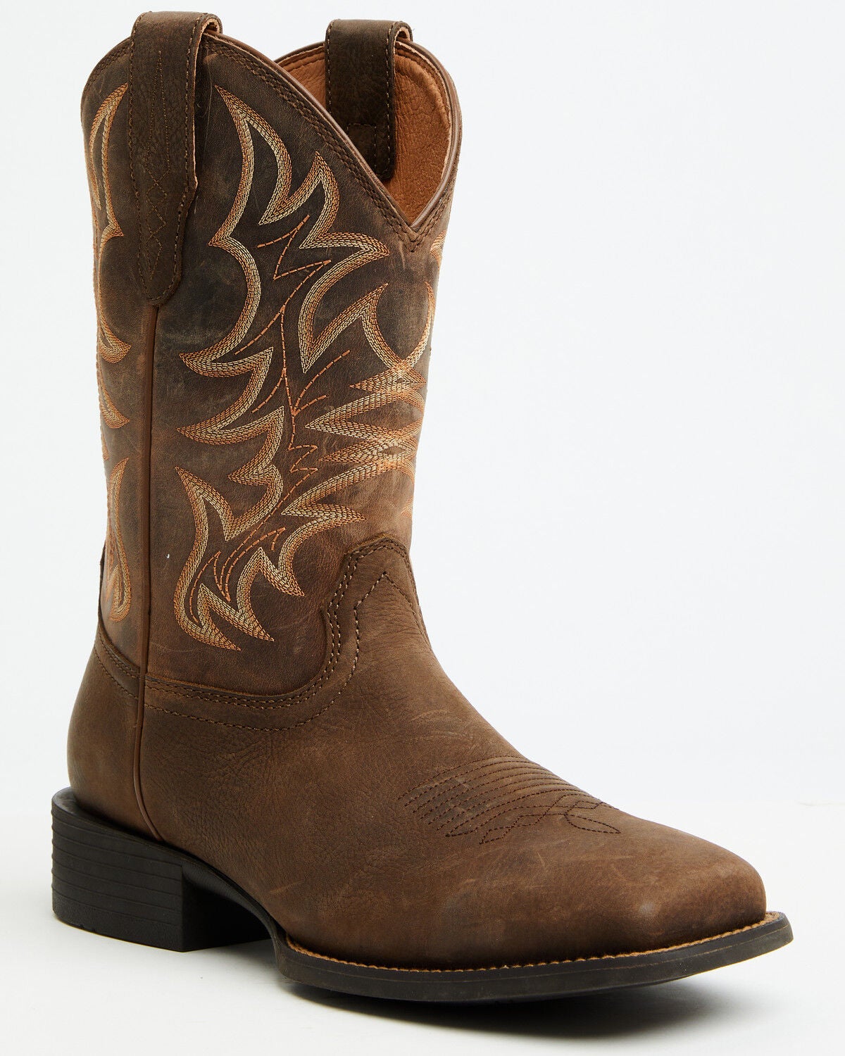 Cody James Men's Oath Performance Western Boots - Broad Square Toe, Brown, hi-res