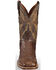 Image #4 - Dan Post Men's Alamosa Exotic Ostrich Cowboy Certified Boots, Chocolate, hi-res