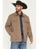 Image #1 - Panhandle Slim Men's Oakland Heathered Snap Jacket, Taupe, hi-res