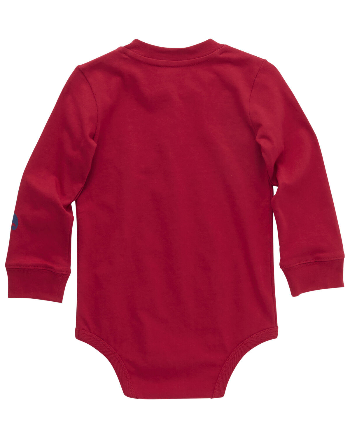 Image #2 - Carhartt Infant Boys' Firetruck Long Sleeve Graphic Onesie, Red, hi-res