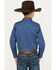 Image #4 - Cody James Boys' El Paso Geo Print Long Sleeve Snap Western Shirt, Navy, hi-res
