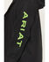 Image #3 - Ariat Men's Rebar Stormshell Logo Waterproof Jacket, Black, hi-res