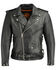 Image #1 - Milwaukee Leather Men's Classic Side Lace Concealed Carry Motorcycle Jacket - 3X, Black, hi-res