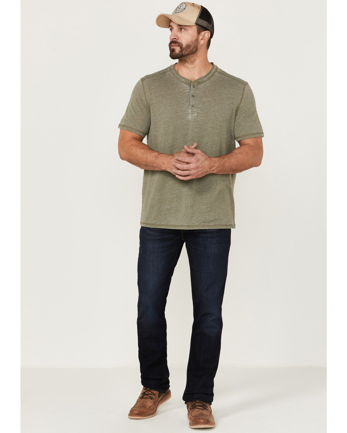 Image #2 - Flag & Anthem Men's Chatham Slub Burnout Henley T-Shirt, , hi-res