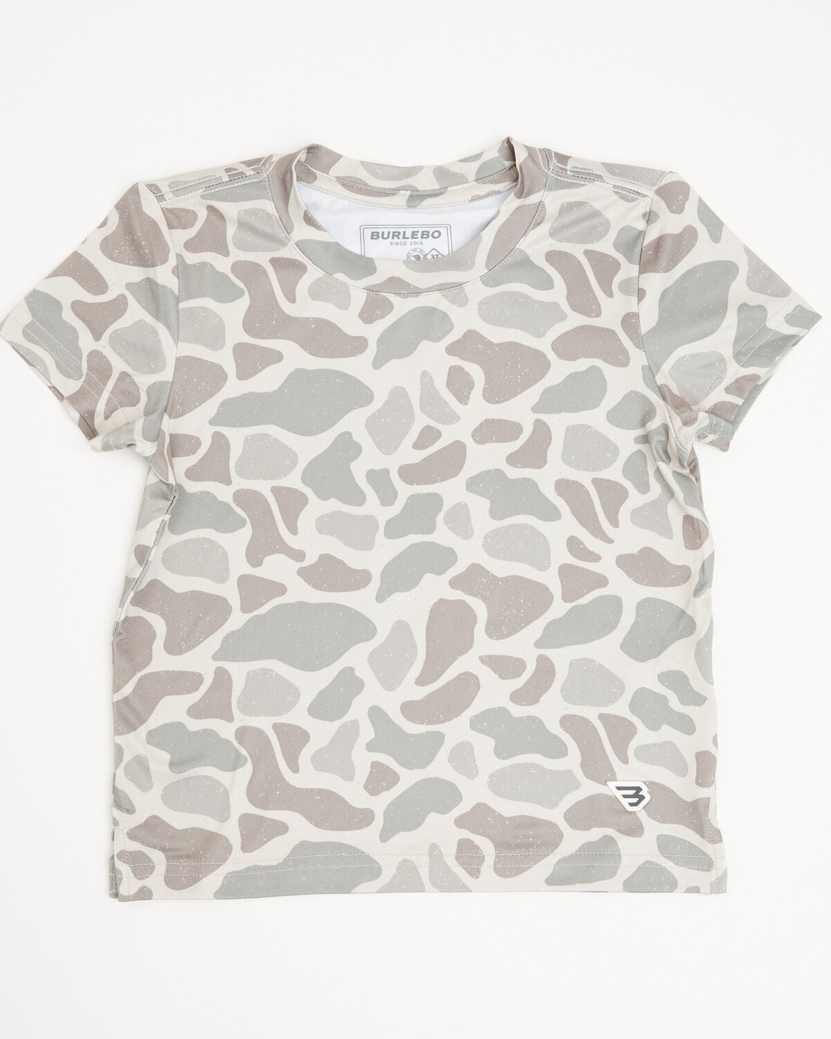 Burlebo Toddler Boys' Deer Camo Print Short Sleeve Performance T-Shirt, Camouflage, hi-res