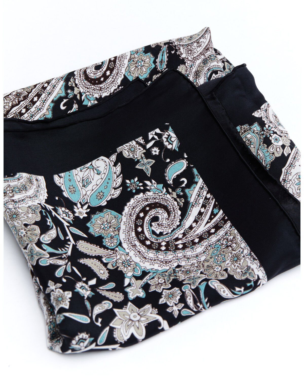 Product Name:  Cody James Men's Silk Navy Paisley Wild Rag Scarf
