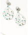 Paige Wallace Women's Quartz & Turquoise Earrings, Turquoise, hi-res