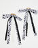 Image #2 - Shyanne Women's Cow Print Boot Bows - 2 Piece, Black/white, hi-res