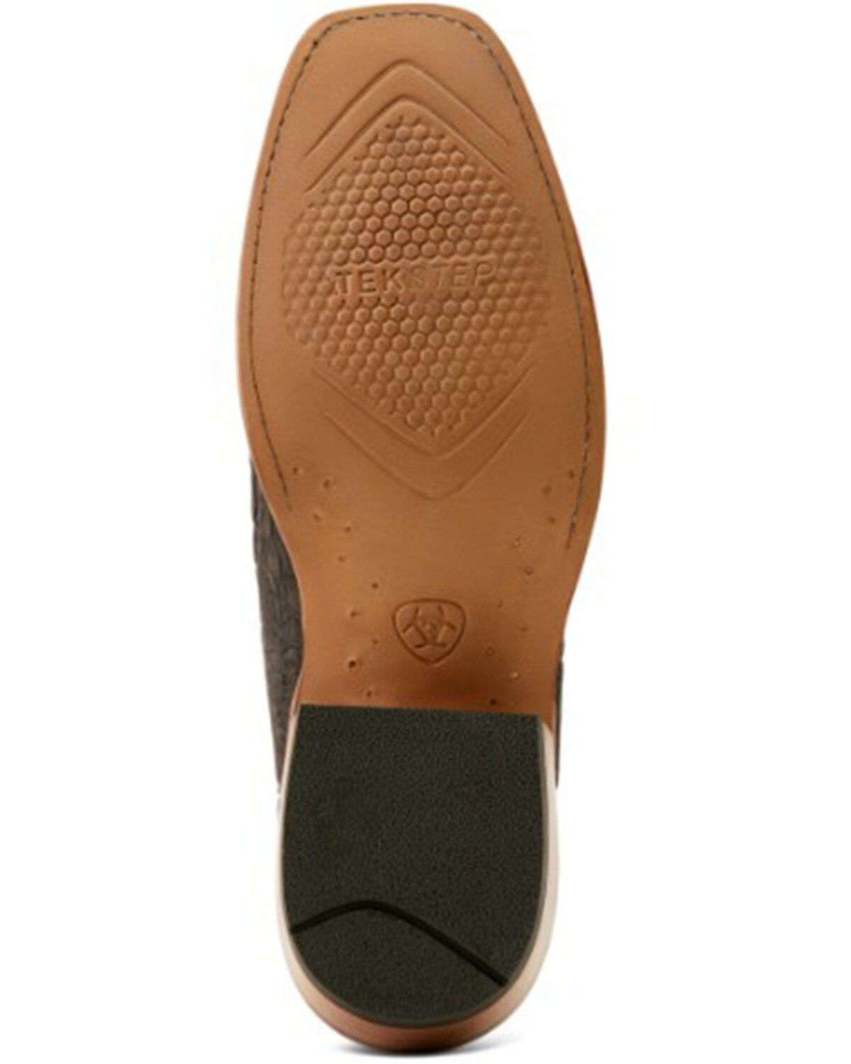 Image #5 - Ariat Men's Futurity Finalist Exotic Caiman Western Boots - Square Toe, Chocolate, hi-res