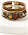 Image #2 - Shyanne Women's Desert Rose Antique Magnetic Snap Cuff Bracelet, Gold, hi-res
