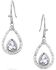 Image #1 - Montana Silversmiths Women's Majestic Halo Earrings, Silver, hi-res