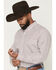 Image #2 - Ariat Men's Tiernan Geo Print Long Sleeve Button-Down Western Shirt, White, hi-res