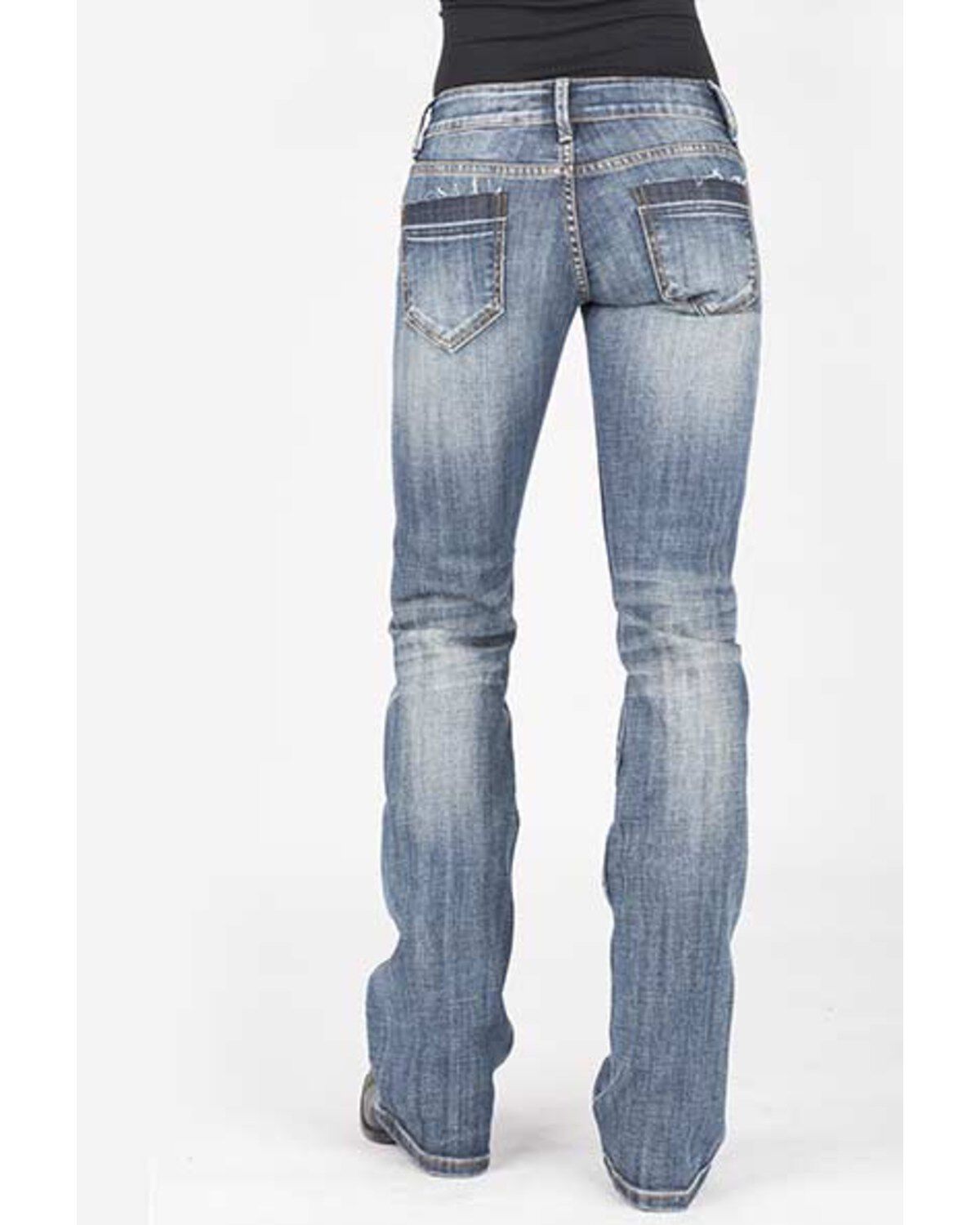 Image #1 - Stetson Women's 818 Contemporary Medium Bootcut Jeans, , hi-res