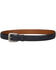 Image #2 - Lucchese Men's Black Calf Leather Seville Stitch Belt, , hi-res