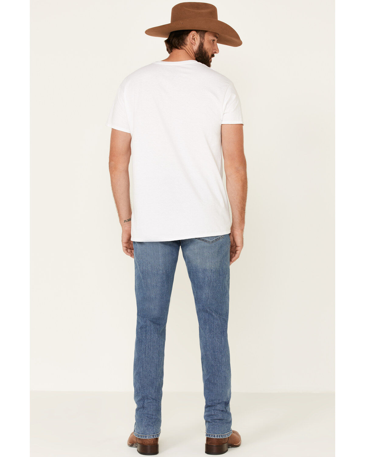 Image #3 - Wrangler Retro Men's Linville Light Stretch Slim Straight Jeans - Long , , hi-res