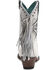 Image #4 - Corral Women's Fringe Inlay Ankle Western Boots - Snip Toe, White, hi-res