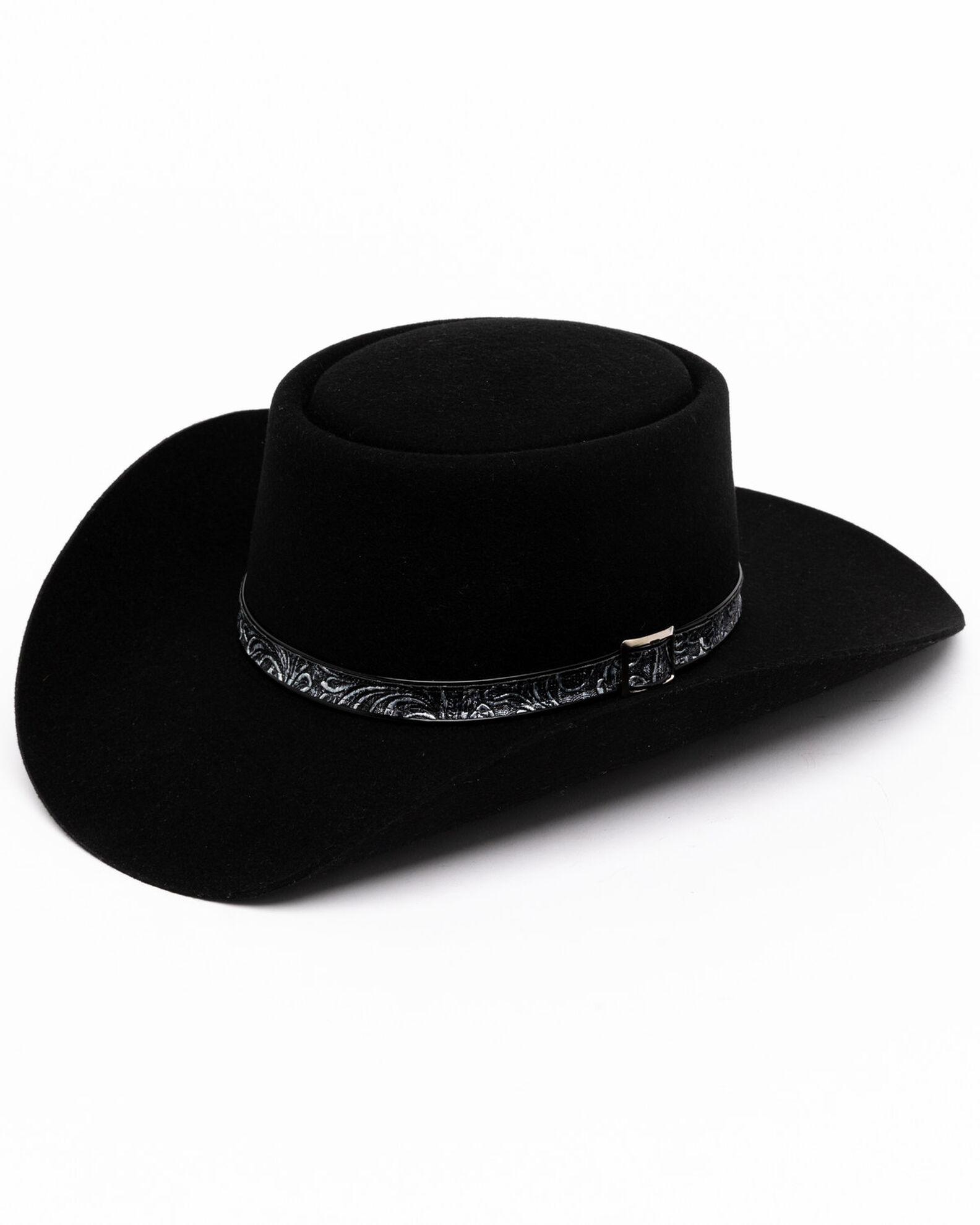 Black felt stetson hats outlet