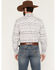 Image #4 - Panhandle Slim Men's Southwestern Print Long Sleeve Snap Stretch Western Shirt, White, hi-res