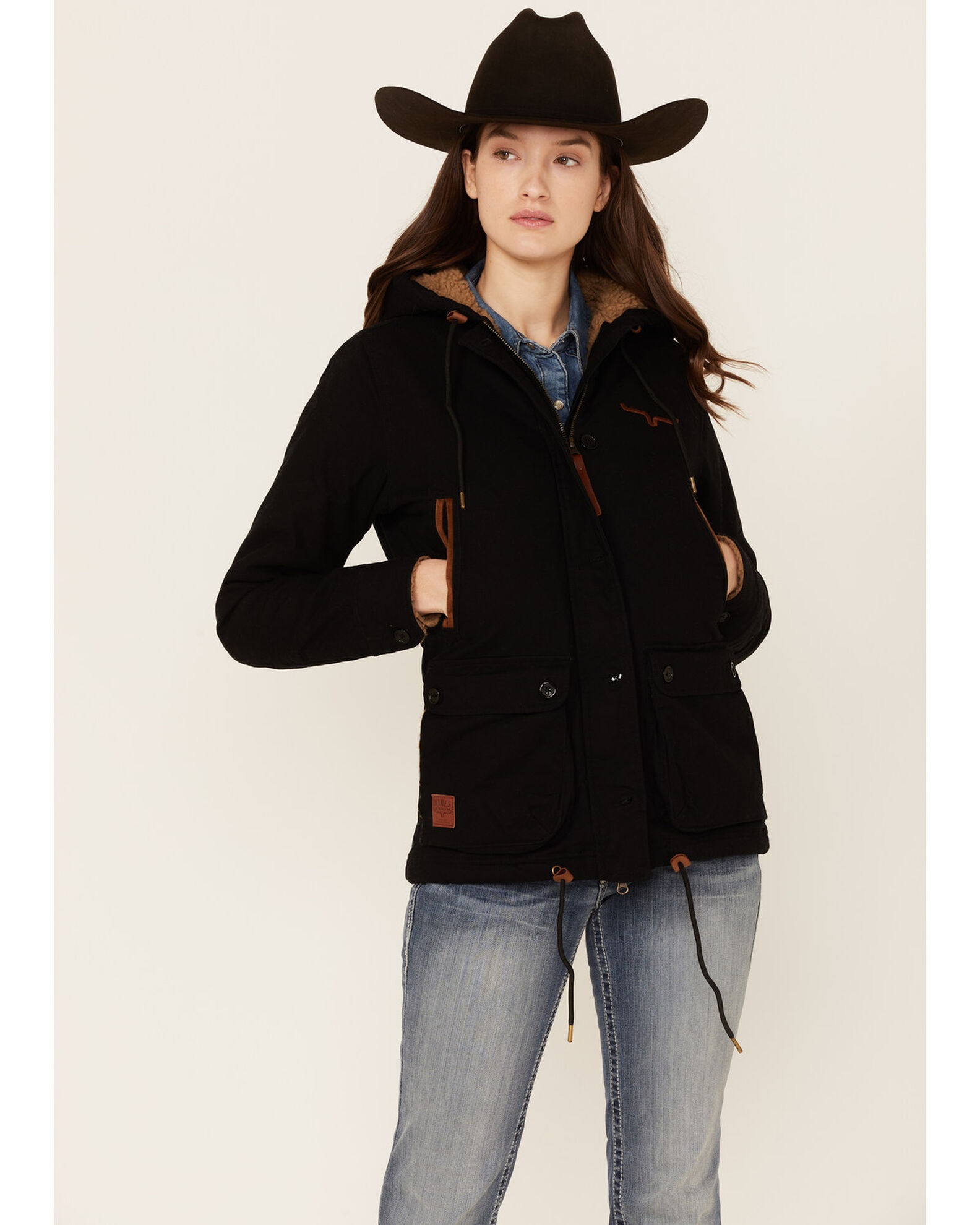 Kimes Ranch All Weather Anorak Jacket Black Small