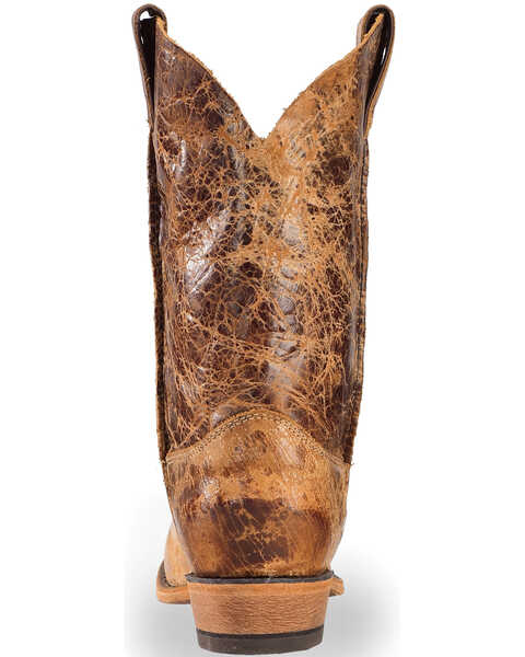 Image #7 - Justin Men's Distressed Cowboy Boots - Square Toe, , hi-res