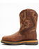 Cody James Men's Disrupter AAA Tyche Crunch Time Waterproof Work Boots - Composite Toe , Red, hi-res