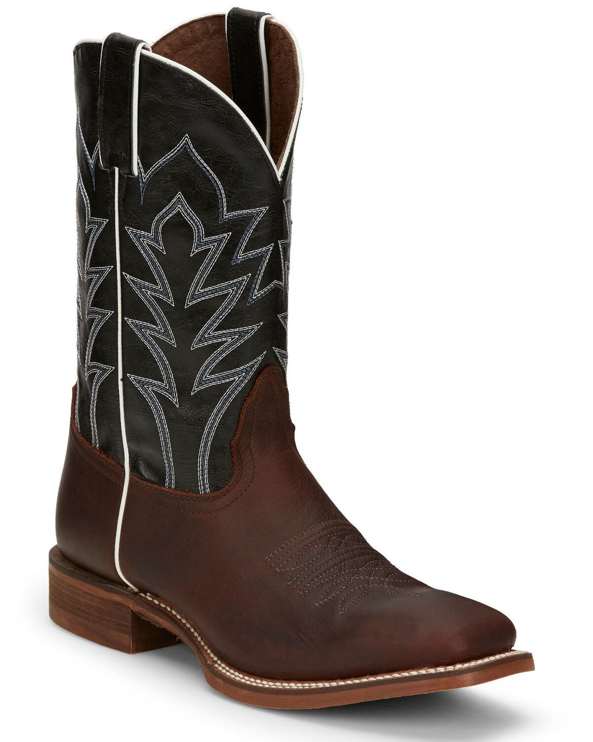 Nocona Men's Baylon Brown Western Boots - Square Toe, Brown, hi-res