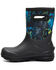Image #3 - Bogs Boys' York Seamless Acid Camo Rubber Boots, Black, hi-res