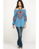 Image #6 - Honey Creek by Scully Women's Avalanche Peasant Blouse, , hi-res