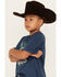 Cody James Boys' Mexico Burst Short Sleeve Graphic T-Shirt, Navy, hi-res