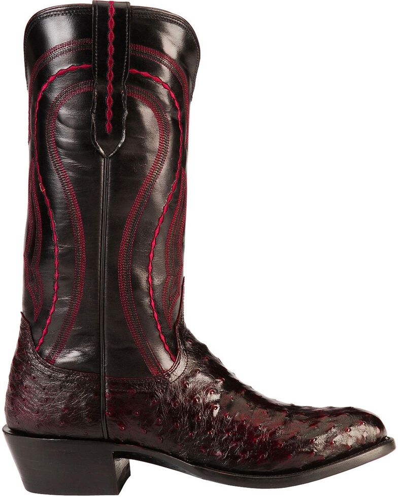 Lucchese Men's Montana Full Quill Ostrich Western Boots | Boot Barn