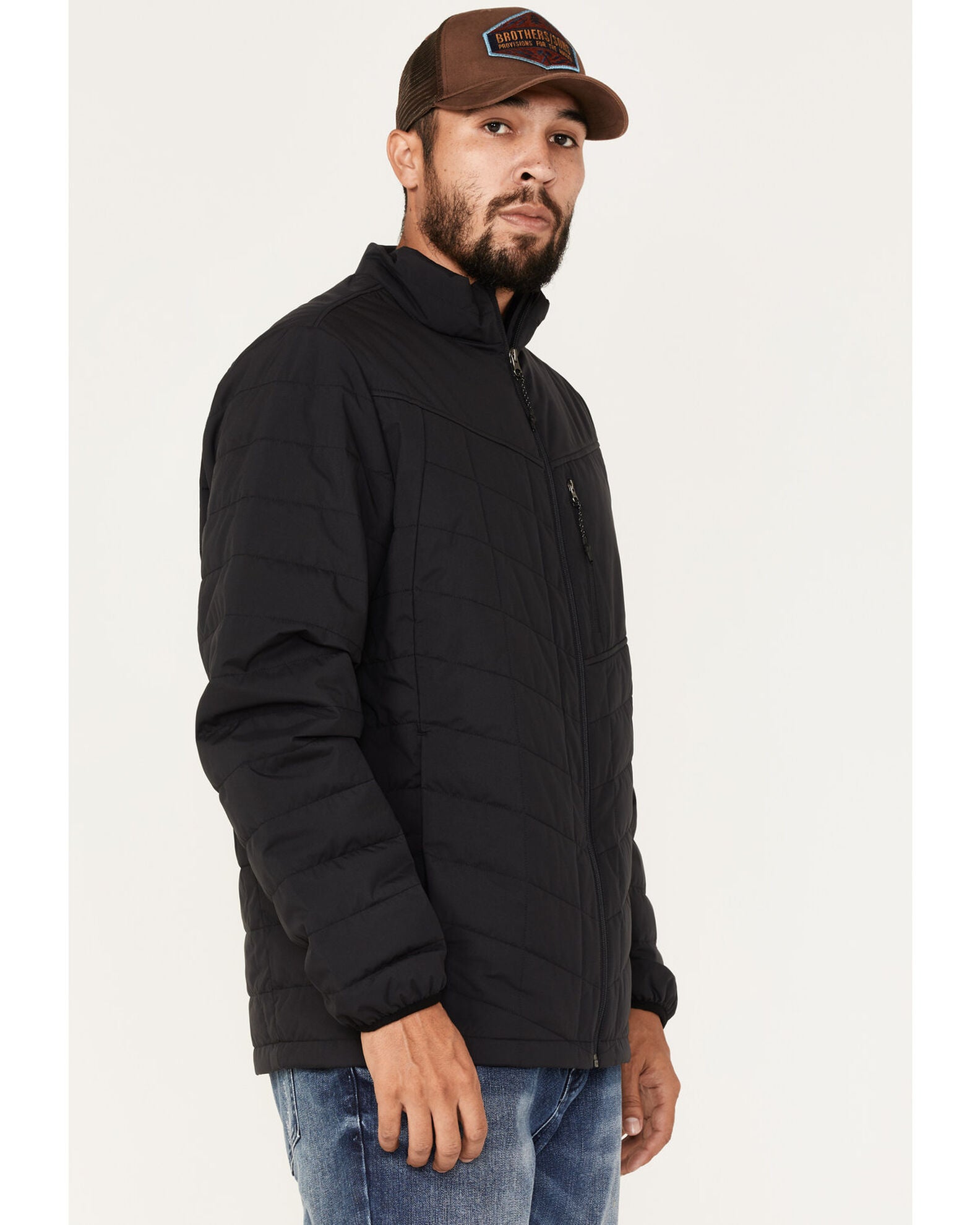 Brothers and Sons Men's Performance Lightweight Puffer Packable Jacket ...