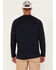 Image #4 - Carhartt Men's Force Relaxed Midweight Long Sleeve Pocket T-Shirt, Navy, hi-res