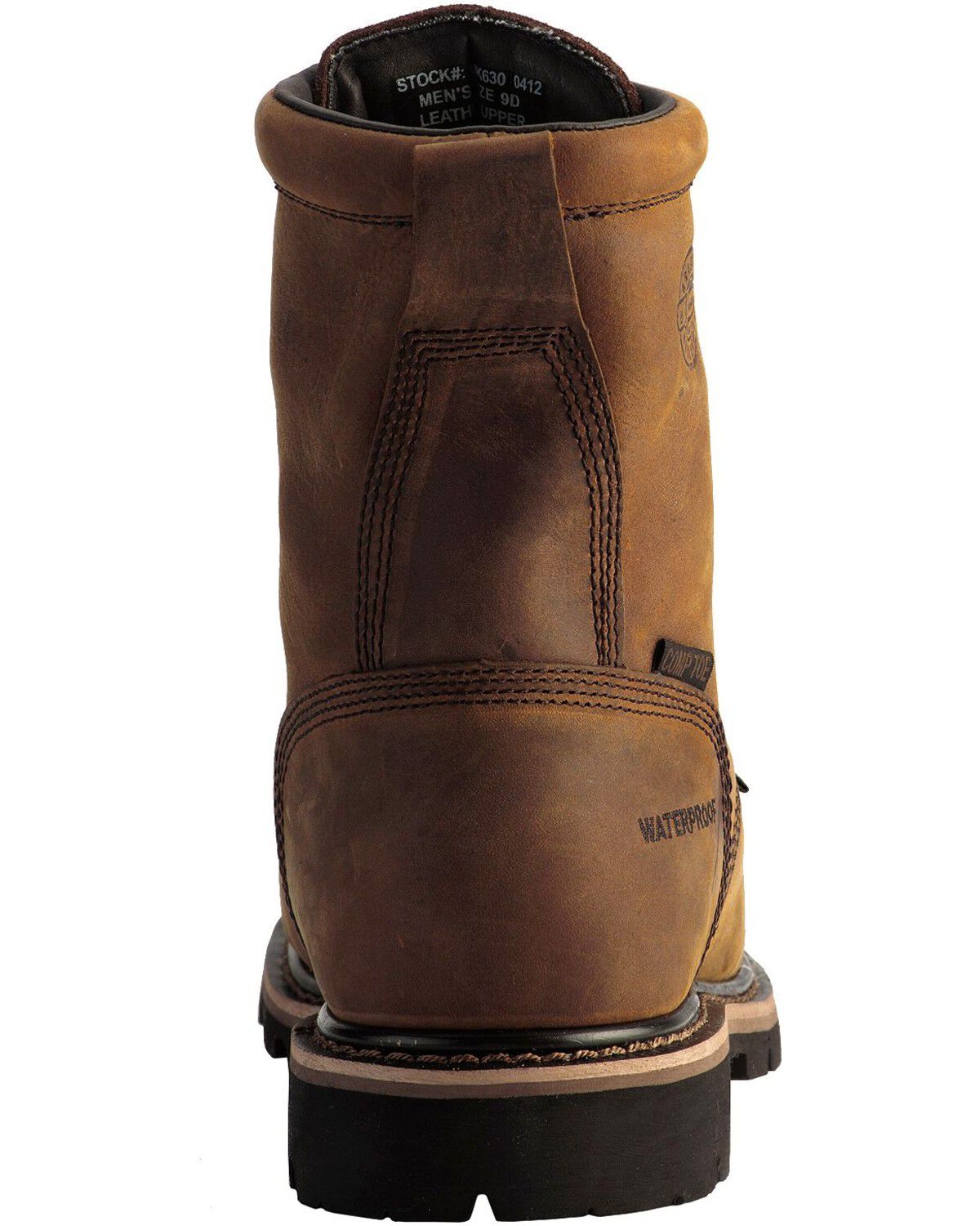 justin wyoming lace up boots