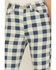 Image #2 - Wrangler Women's Checkered Flare Jeans, Blue, hi-res