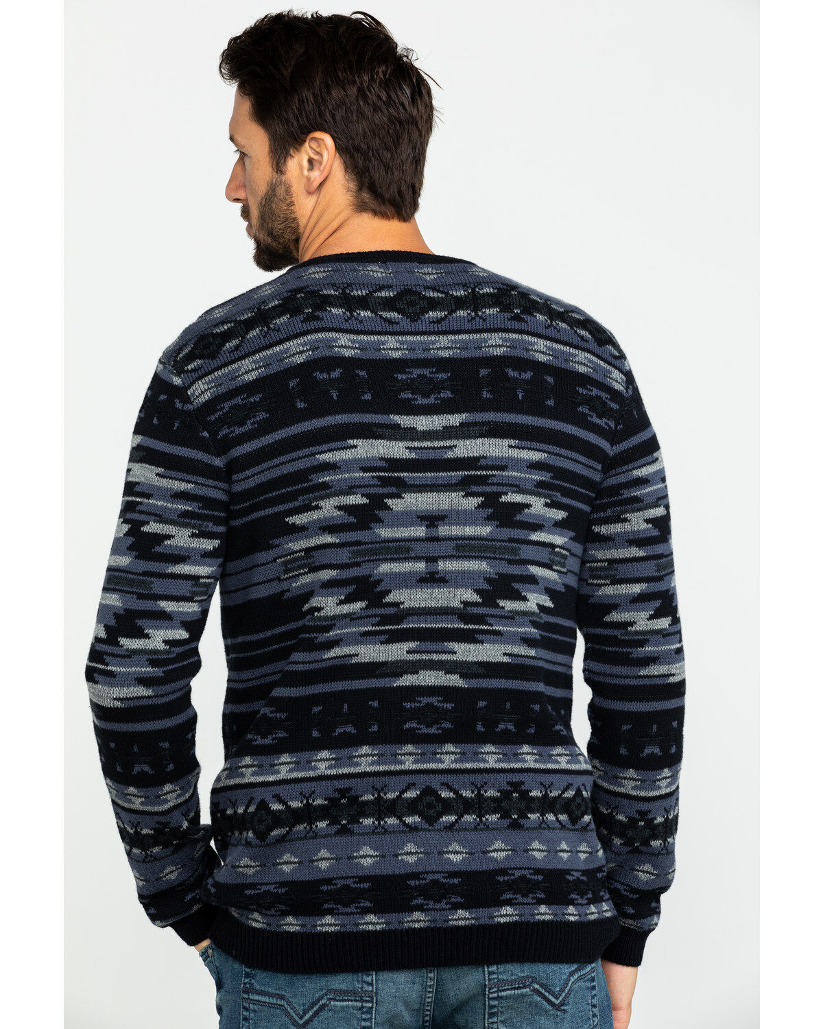 Image #2 - Moonshine Spirit Men's Durango Southwestern Print Sweater, , hi-res