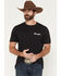 Image #2 - Wrangler Men's Steerhead Short Sleeve Graphic T-Shirt, Black, hi-res