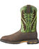 Image #2 - Ariat Men's Brown Workhog VentTek Work Boots - Square Toe, Brown, hi-res