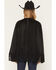 Image #4 - Rock & Roll Denim Women's Fringe Studded Faux Suede Embroidered Cap, Black, hi-res
