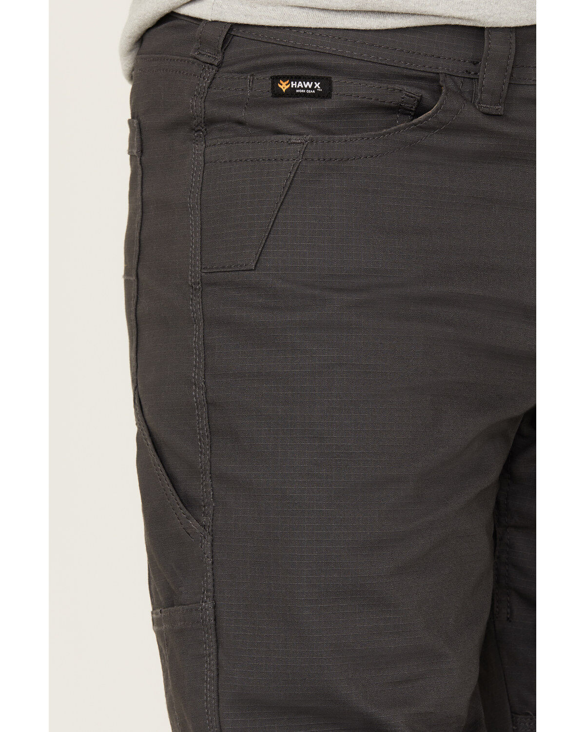 Image #2 - Hawx Men's Double Front Ripstop Xtreme Pants, Charcoal, hi-res
