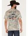 Image #1 - Buckwear Men's Chevy All American Camo Print Short Sleeve Graphic T-Shirt, Camouflage, hi-res