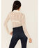 Image #4 - Wild Moss Women's Lace Button Front Sheer Long Sleeve Shirt, Ivory, hi-res