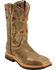 Image #1 - Twisted X Women's Floral Stitched Roughstock Cowgirl Boots - Steel Toe, , hi-res