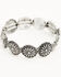 Image #3 - Shyanne Women's Ridge Canyon Turquoise Concho Bracelet Set - 5 Piece, Silver, hi-res
